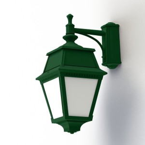 Applique Avenue 2 N°4 LED opale Vert sapin 067 - PRADIER 102112067 