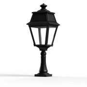 Borne Avenue 2 N°6 LED clair Noir foncé 000 - PRADIER 102117000 