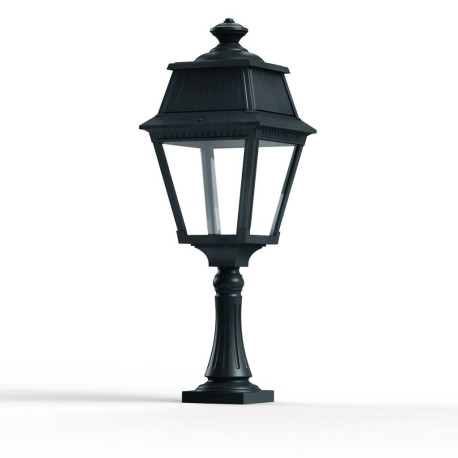 Borne Avenue 2 N°6 LED clair Vert de gris 008 - PRADIER 102117008 