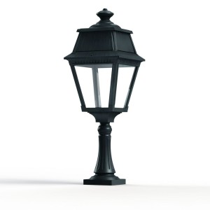 Borne Avenue 2 N°6 LED clair Vert de gris 008 - PRADIER 102117008 