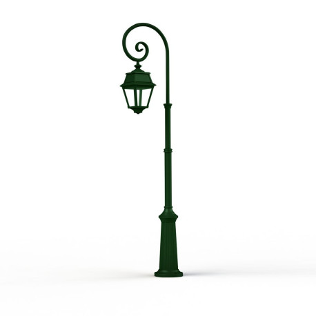 Lampadaire Avenue 2 N°8 LED clair Vert Anglais 019 - PRADIER 102123019 