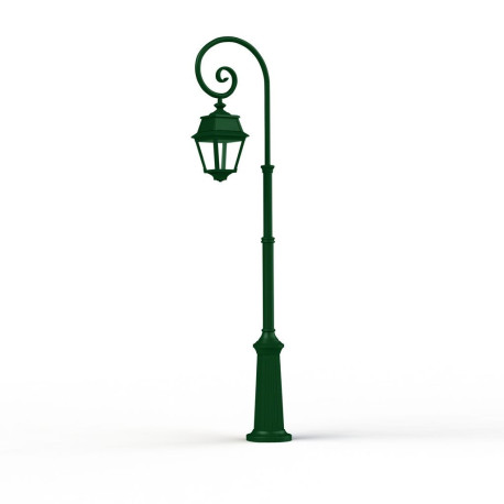 Lampadaire Avenue 2 N°8 LED clair Vert sapin 067 - PRADIER 102123067 