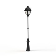 Lampadaire Avenue 2 N°9 LED opale Noir foncé 000 - PRADIER 102127000 