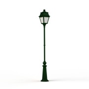 Lampadaire Avenue 2 N°9 LED opale Vert Anglais 019 - PRADIER 102127019 