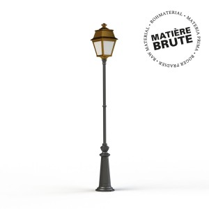 Lampadaire Avenue 2 N°9 LED Laiton brut 072 Diffuser Diffuseur opale - PRADIER 102127072 
