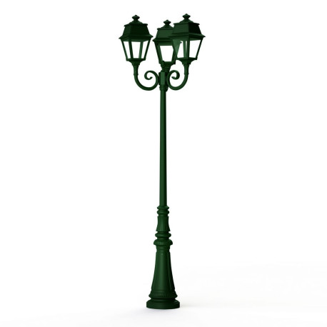 Lampadaire Avenue 2 N°11 LED clair Vert Anglais 019 - PRADIER 102129019 