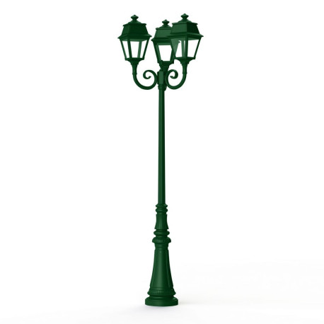 Lampadaire Avenue 2 N°11 LED clair Vert sapin 067 - PRADIER 102129067 