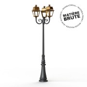Lampadaire Avenue 2 N°11 LED Laiton brut 072 Diffuseur clair - PRADIER 102129072 