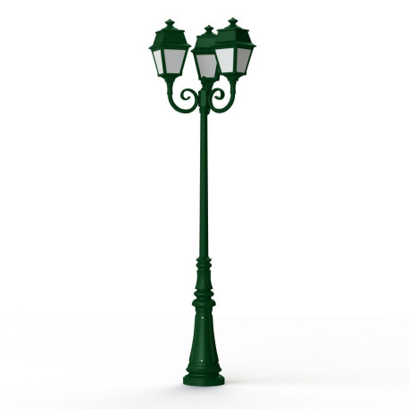 Lampadaire Avenue 2 N°11 LED opale Vert sapin 067 - PRADIER 102130067 