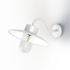 Applique Belcour 1 clair Blanc 001 - PRADIER 106001001 