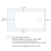 Receveur extra-plat 120X70 Kinesurf Nova Terracotta mat - KINEDO RD1236TM