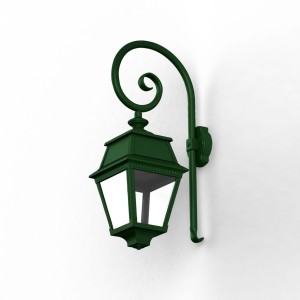 Applique Avenue 2 N°2 LED clair Vert Anglais 019 - PRADIER 102105019 