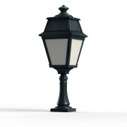 Borne Avenue 2 N°6 LED opale Vert de gris 008 - PRADIER 102118008 