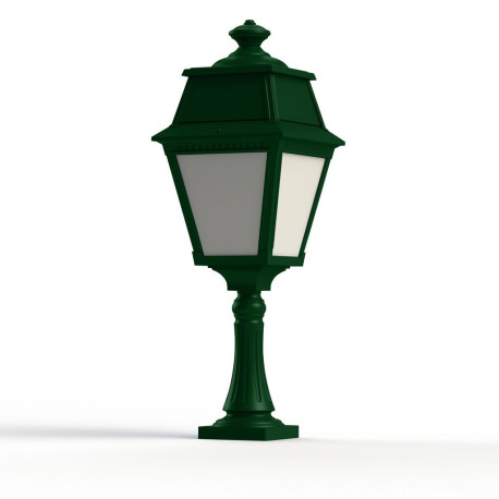 Borne Avenue 2 N°6 LED opale Vert sapin 067 - PRADIER 102118067 