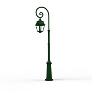 Lampadaire Avenue 2 N°8 LED clair Vert Anglais 019 - PRADIER 102123019 