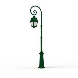 Lampadaire Avenue 2 N°8 LED opale Vert sapin 067 - PRADIER 102124067 