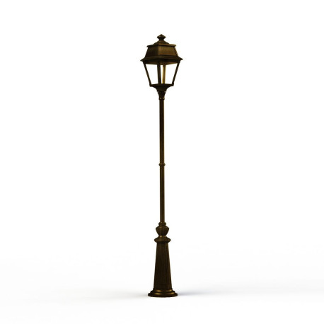 Lampadaire Avenue 2 N°9 LED clair Patiné doré 009 - PRADIER 102126009 