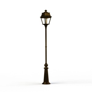 Lampadaire Avenue 2 N°9 LED clair Patiné doré 009 - PRADIER 102126009 