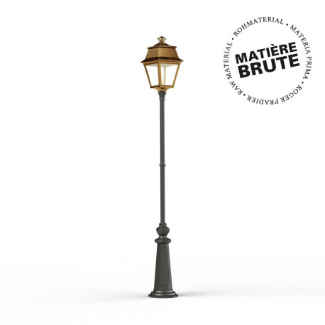 Lampadaire Avenue 2 N°9 LED Laiton brut 072 Diffuseur clair - PRADIER 102126072 