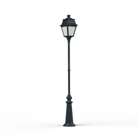 Lampadaire Avenue 2 N°9 LED opale Vert de gris 008 - PRADIER 102127008 