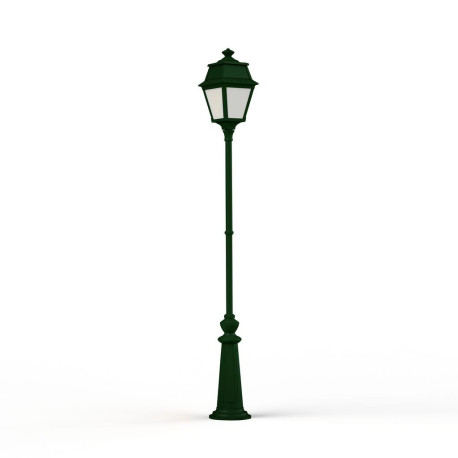 Lampadaire Avenue 2 N°9 LED opale Vert Anglais 019 - PRADIER 102127019 