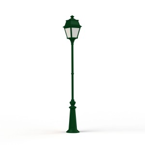 Lampadaire Avenue 2 N°9 LED opale Vert sapin 067 - PRADIER 102127067 