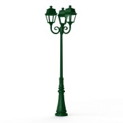 Lampadaire Avenue 2 N°11 LED clair Vert sapin 067 - PRADIER 102129067 