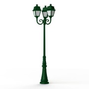 Lampadaire Avenue 2 N°11 LED opale Vert sapin 067 - PRADIER 102130067 