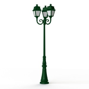 Lampadaire Avenue 2 N°11 LED opale Vert sapin 067 - PRADIER 102130067 