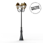 Lampadaire Avenue 2 N°11 LED Laiton brut 072 Diffuseur opale - PRADIER 102130072 