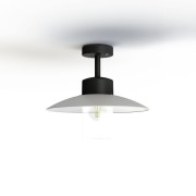 Plafonnier Aubanne N°2 clair Gris anthracite 006 - PRADIER 101003006 