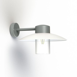 Applique Aubanne N°1 clair Gris métal 023 - PRADIER 101001023 