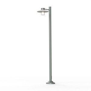 Lampadaire Aubanne N°4 clair Gris métal 023 - PRADIER 101007023 