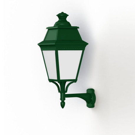 Applique Avenue 3 N°4 LED Warm Vert 067 Diffuseur opale - PRADIER 103115067 