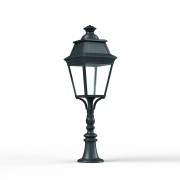 Borne Avenue 3 N°6 LED Warm Patine vert de gris 008 Diffuseur clair - PRADIER 103123008 