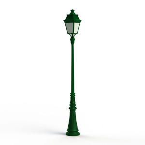 Lampadaire Avenue 3 N°7 LED Warm Vert 067 Diffuseur opale - PRADIER 103130067 