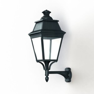 Applique Avenue 3 N°4 LED Warm Patine vert de gris 008 Diffuseur clair - PRADIER 103213008 