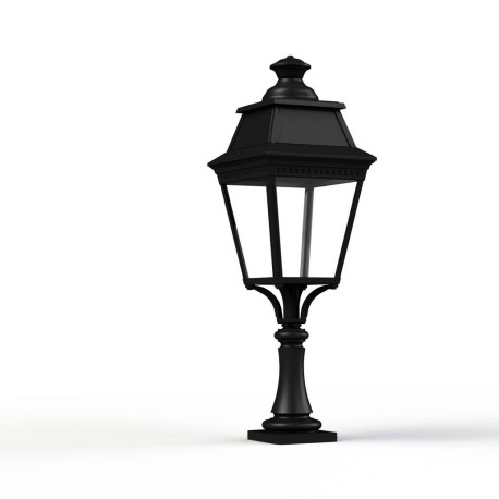 Borne Avenue 3 N°5 LED Warm Noir 000 Diffuseur clair - PRADIER 103218000 