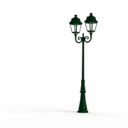 Lampadaire Avenue 3 N°8 LED Warm Vert 067 Diffuseur clair - PRADIER 103233067 