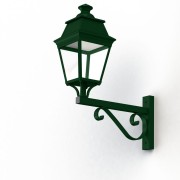 Applique Avenue 3 N°12 LED Warm Vert 067 Diffuseur clair - PRADIER 103253067 