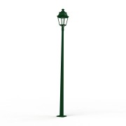 Lampadaire Avenue 3 N°11 LED Warm Vert 067 Diffuseur clair - PRADIER 103258067 