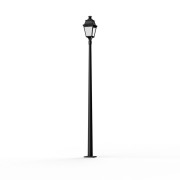 Lampadaire Avenue 3 N°11 LED Warm Noir 000 Diffuseur opale - PRADIER 103260000 