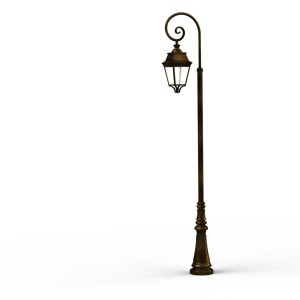 Lampadaire Avenue 3 N°9 clair Patiné doré 009 - PRADIER 103037009 