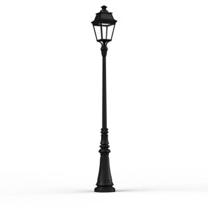Lampadaire Avenue 3 N°7 LED Warm Noir 000 Diffuseur clair - PRADIER 103128000 