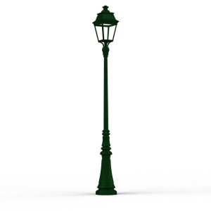 Lampadaire Avenue 3 N°7 LED Warm Vert 067 Diffuseur clair - PRADIER 103128067 