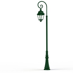 Lampadaire Avenue 3 N°9 LED Warm Vert 067 Diffuseur clair - PRADIER 103138067 