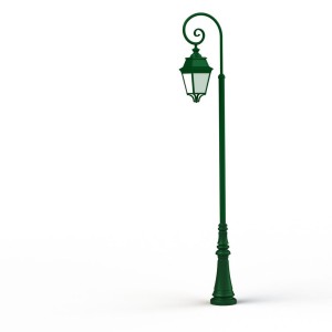 Lampadaire Avenue 3 N°9 LED Warm Vert 067 Diffuseur opale - PRADIER 103140067 