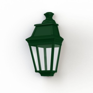 Applique Avenue 3 N°2 LED Warm Vert 067 Diffuseur clair - PRADIER 103161067 