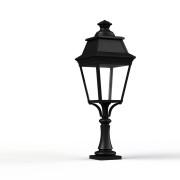 Borne Avenue 3 N°5 LED Warm Noir 000 Diffuseur clair - PRADIER 103218000 