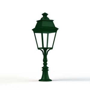 Borne Avenue 3 N°6 LED Warm Vert 067 Diffuseur clair - PRADIER 103223067 